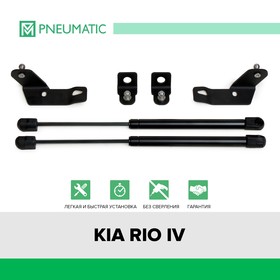 Газовые упоры капота Pneumatic, Kia Rio IV 2020-н.в., 2 шт., KU-KI-RI04-01 7846881