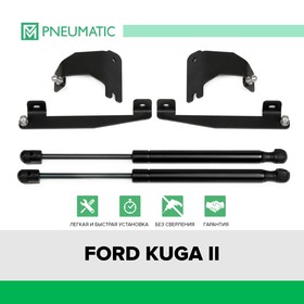 Газовые упоры капота Pneumatic, Ford Kuga II 2013-2019, 2 шт., KU-FD-KG02-02 7847123
