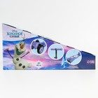 Самокат детский складной "Холодное сердце", колеса PU 120/80 мм, ABEC 7, цвет фиолетовый - фото 108053888