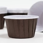 Форма для выпечки "Маффин", коричневый, 5 х 4 см 7450239