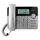 Проводной телефон Texet TX 259, повторный набор 9 номеров, тональный набор,черно-серебристый   78600 - фото 8200704