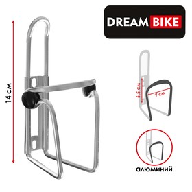 Флягодержатель Dream Bike, алюминиевый, цвет белый