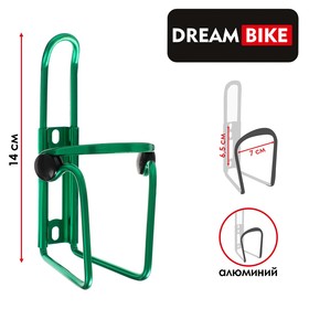 Флягодержатель Dream Bike, алюминиевый, цвет зелёный