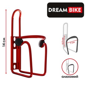 Флягодержатель Dream Bike, алюминиевый, цвет красный
