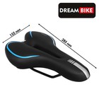 Седло Dream Bike спорт-комфорт, цвет синий - фото 5045587