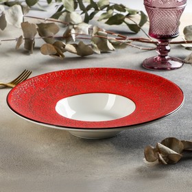 Тарелка для пасты Splash, 250 мл, d=27 см, цвет красный