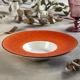 Тарелка для пасты Splash, 250 мл, d=27 см, цвет оранжевый