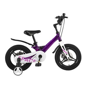 Велосипед 14" Maxiscoo Space делюкс плюс, цвет фиолетовый