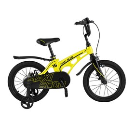 Велосипед 16" Maxiscoo Cosmic, цвет жёлтый