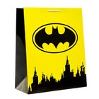 Пакет подарочный Batman, 18 × 22.3 × 10 см, цвет жёлтый - фото 7081898