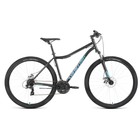 Велосипед 29" Forward Sporting 2.2 D, цвет чёрный/бирюзовый, размер рамы 21" - фото 6882749