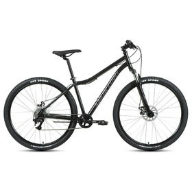 Велосипед 29" Forward Sporting 2.2 D, цвет чёрный/тёмно-серый, размер 21"