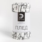 Плед Этель "Котики" 175*200 см, велсофт, 190 гр/м2, 100% п/э - фото 801429001