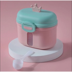 УЦЕНКА Контейнер для хранения детского питания «Корона», 240 гр., цвет розовый