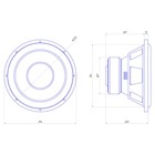 Сабвуфер ORIS ELECTRONICS PH-D2.15S 38 см/15" пассивный, RMS 1000Вт, MAX 2000Вт, Re 2+2 Ом 7867405 Сабвуфер ORIS ELECTRONICS PH-D2.15S 38 см/15" пассивный, RMS 1000Вт, MAX 2000Вт, Re 2+2 Ом 7867405