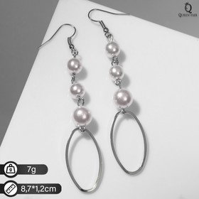 Earrings with pearls 