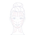 Массажёр д/лица металл/пластик 5,7*1,2см бел/сереб пакет - фото 801438455