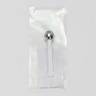 Массажёр д/лица металл/пластик 5,7*1,2см бел/сереб пакет - фото 802540647