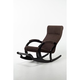 Кресло-качалка «Марсель», ткань микровелюр, цвет coffe