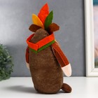 Кукла интерьерная "Гном-индеец" 25х7х9 см - фото 801439589