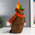 Кукла интерьерная "Гном-индеец" 25х7х9 см - фото 801439590