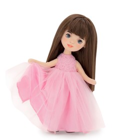Мягкая кукла Sophie «В розовом платье с розочками», 32 см