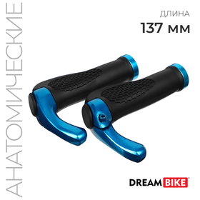 Грипсы эргономические 137мм, Dream Bike, цвет чёрно-синий