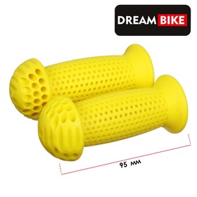 Грипсы 95мм, Dream Bike, цвет желтый