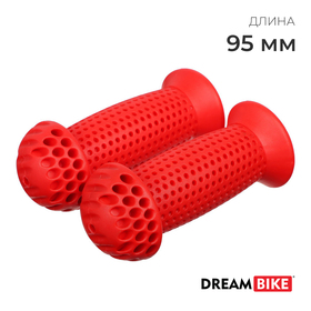 Грипсы 95мм, Dream Bike, цвет красный