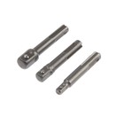 Набор адаптеров для торцевых головок ТУНДРА, SDS-plus, 1/2 x 75, 3/8 и 1/4" х 65 мм, 3 шт. 7443394 - фото 111137