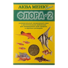 Корм Аква меню "Флора-2" для рыб, 30 г