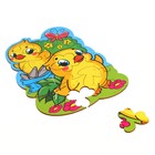 Набор с фигурным пазлом «Цыплята» - фото 107961607