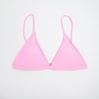 Топ купальный женский с треугольными чашечками MINAKU, цвет розовый размер 42 - фото 801524088