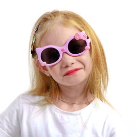 Очки солнцезащитные детские "OneSun", поляризационные, TR90, линза 5 х 6 см, дужки 14 см