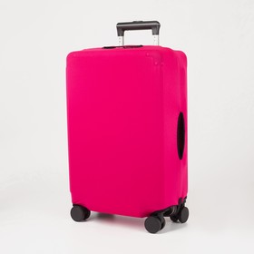 Чехол для чемодана 20", цвет розовый