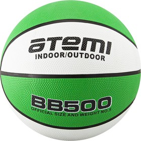 Мяч баскетбольный Atemi BB500, размер 5, резина, 8 панелей, окруж 68-71, клееный в Донецке