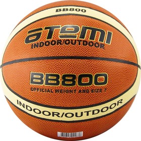 {{photo.Alt || photo.Description || 'Мяч баскетбольный Atemi BB800, размер 7, синт. кожа ПВХ, 12 панелей, окруж 75-78, клееный'}}