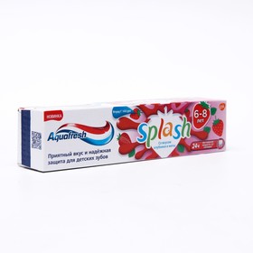 Зубная паста Аквафреш Splash со вкусом клубники и мяты, детская, 50 мл