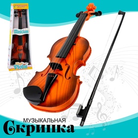 Игрушка музыкальная "Скрипка маэстро", цв. коричневый в Донецке