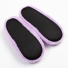 Носки-тапочки женские MINAKU «Сердечко», цвет сиреневый, размер 36-37 (23 см) - фото 35308