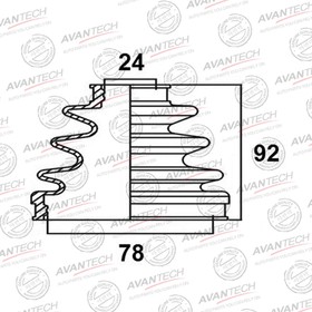 Пыльник привода Avantech BD0108 7658727