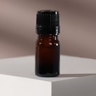 Бутылочка для хранения, с капельным дозатором, 5 мл, цвет чёрный/коричневый - фото 801454144
