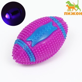 Ball for dogs glowing with a squeezing 