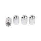 Колпачок на вентиль TORSO, хром, набор 4 шт 7439469 - фото 111300