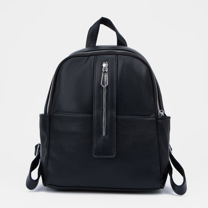 Рюкзак на молнии, цвет чёрный - фото 7248957