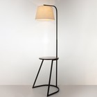 Торшер 19035/1 E27 40Вт черный 45х45х170 см - фото 801459671