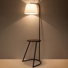 Торшер 19035/1 E27 40Вт черный 45х45х170 см - фото 801459672