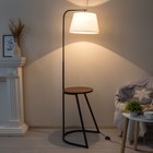 Торшер 19035/1 E27 40Вт черный 45х45х170 см - фото 801459678