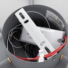 Люстра с ПДУ 2301/6GR LED 120Вт 3000-6000К серый 75х75х8 см - фото 801460992