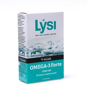Омега-3 Форте Lysi, 32 капсулы